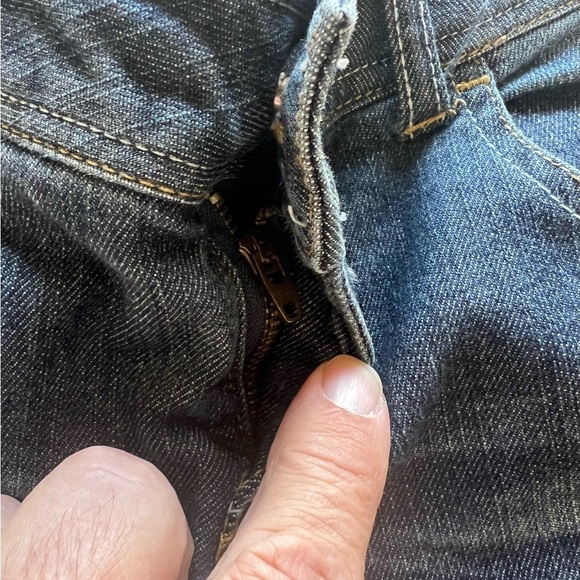 EUC Dereon Beyonce Girls Summer Flare Blue Denim Jeans Size 1/2 (R) - Picture 6 of 11